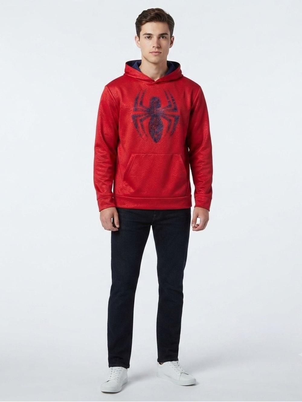 Marvel Spider-Man Light Weight Distressed Hoodie
